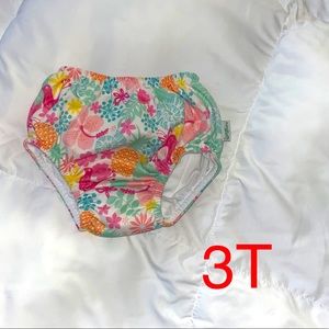 Toddler Girls: Reusable Swim Diaper (3T)